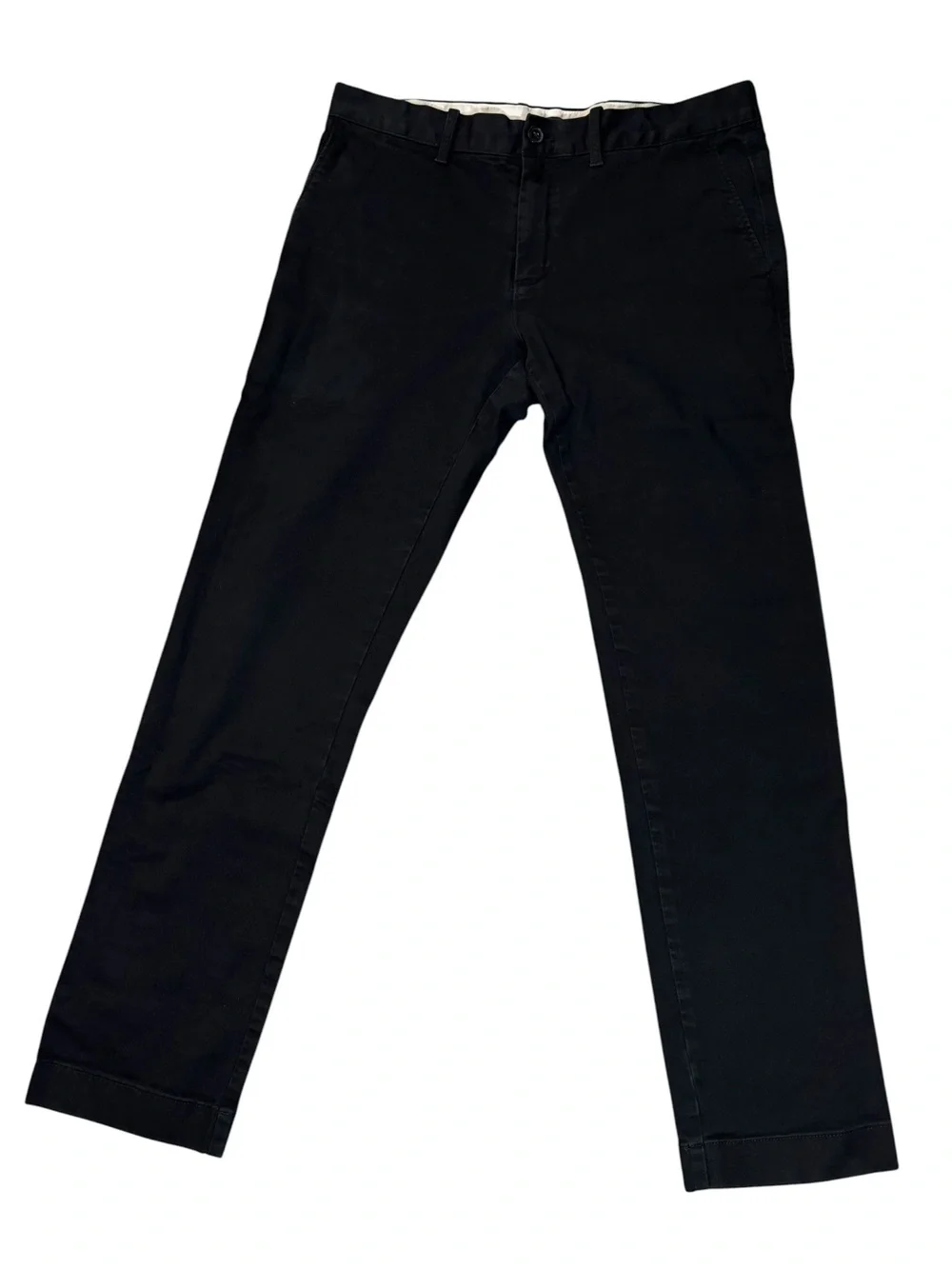 J. Crew Flex Pants, Slim Chino Black Pants, 33x32, W33 L32, Men, J.Crew